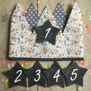 Feestmuts Bloemetjes
