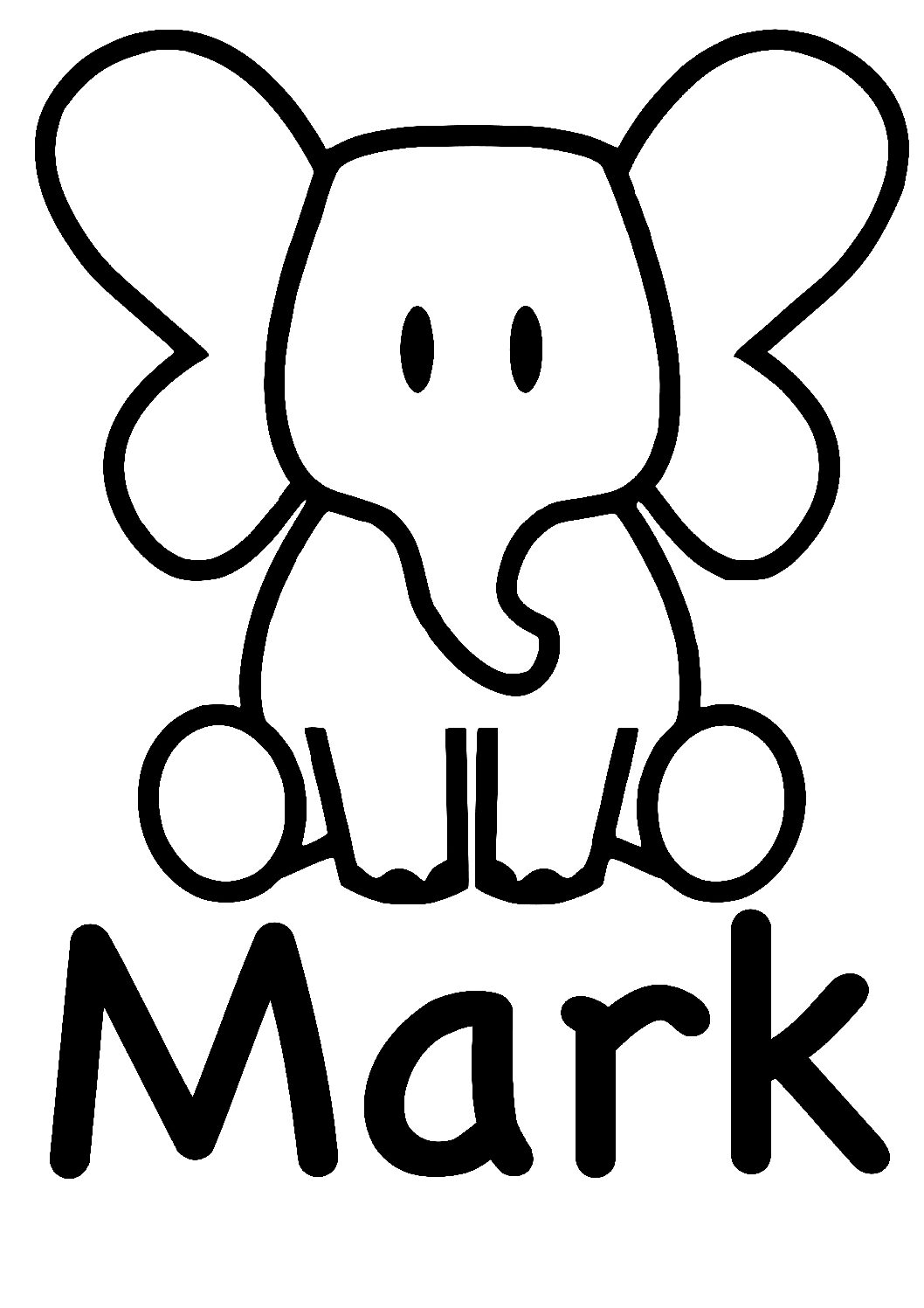 Geboorte sticker Mark
