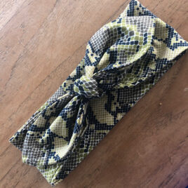 Haarband dames slangenprint
