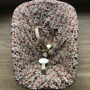 Stokke Newborn hoes Vintage bloemen bruin