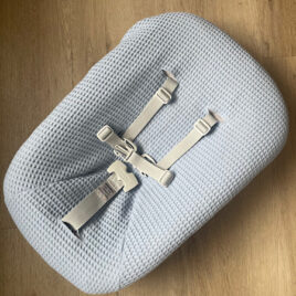 Stokke Newborn hoes nieuw model! Wafelkatoen blauw