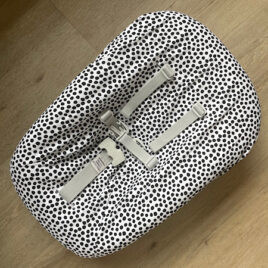 Stokke Newborn hoes nieuw model! Wit zwart gestipt