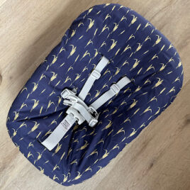 Stokke Newborn hoes nieuw model! Strohalmen blauw