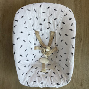 Stokke Newborn hoes Veertjes wit zwart