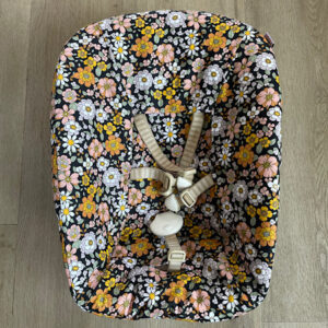 Stokke Newborn hoes Retro bloemetjes zwart