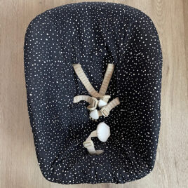 Stokke Newborn hoes Zwart witte stipjes