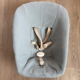 Stokke Newborn hoes Wafelkatoen groen blauw