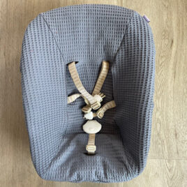 Stokke Newborn hoes Wafelkatoen antraciet grijs